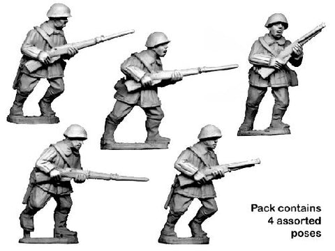 World War II > Russians  WWR020 - Russian Infantry Winter Uniform in helmets