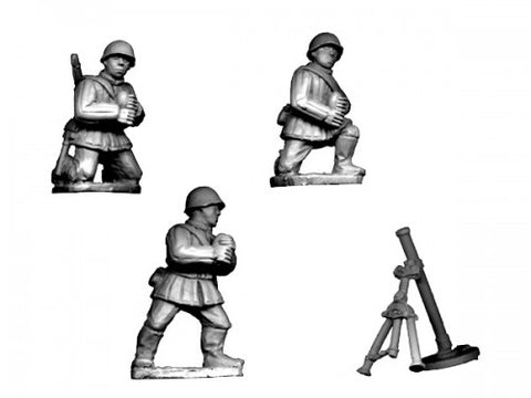 World War II > Russians  WWR033 - Russian Mortar (Winter Kit)