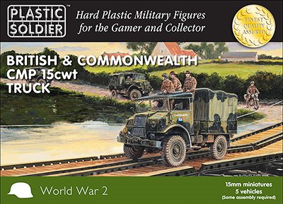 British & Commonwealth CMP 15cwt Truck - Plastic Soldier - WW2V15030 - 15mm - @