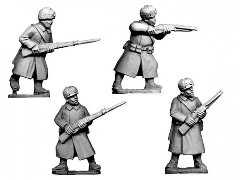 World War II > Russians  WWR042 - Russian Infantry in Coats and Fur Hats