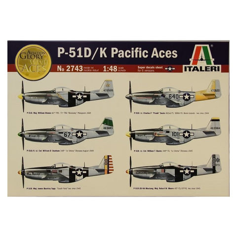 Italeri - 2743 - North-American P-51D/K Pacific Aces - 1:48