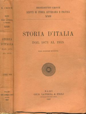 Libri - Storia d'Italia dal 1871 al 1915