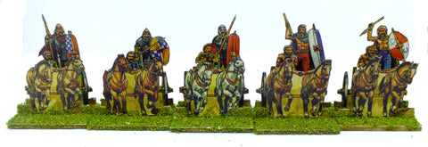 Britons Chariots (28mm) x 5 stand - Paper Soldiers - @
