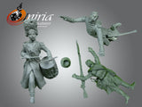 Oniria Miniatures - The Old guards Grenadiers at Plancenoit III - 36mm - NPF3