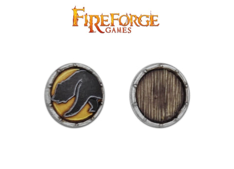 Fireforge - FWNOSH03 - OldBear Shields (12pcs.) - 28mm