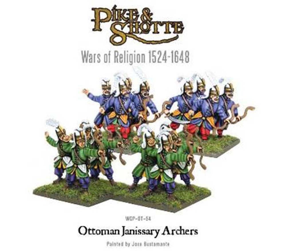 Ottoman Janissary Archers Advancing - 28mm - Pike & Shotte - WGP-OT-24