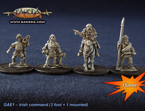 Baueda - Norse Irish command (8) - 15mm