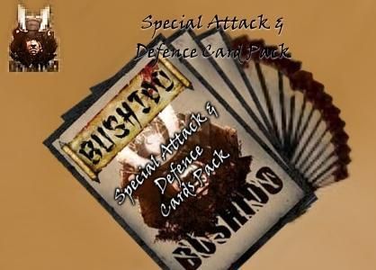 Bushido - Special Attack & Defence cards pack - GCTBAND003 @