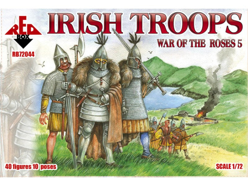 Red Box - 72044 - Irish troops war of the roses 5 - 1:72