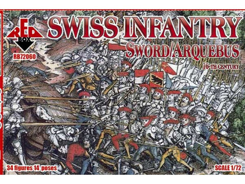 Red Box - 72060 - Swiss infantry Sword/Arquebus - 1:72