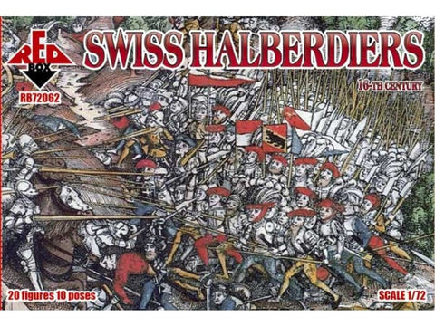 Red Box - 72062 - Swiss Halberdiers - 1:72