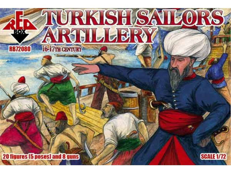 Red Box - 72080 - Turkish Sailors Artillery 16/17th century - 1:72