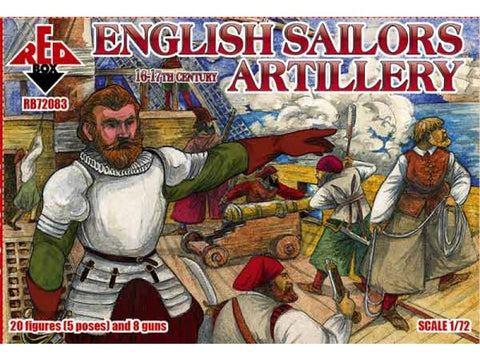 Red Box - 72083 - English sailors artillery - 1:72