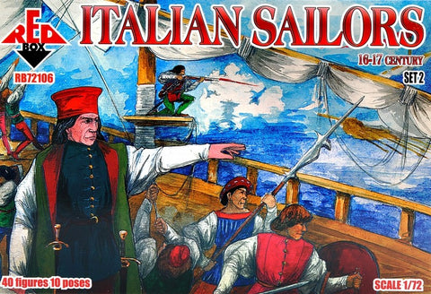 Red Box - 72106 - Italian Sailors 16-17 century (set 2) - 1:72