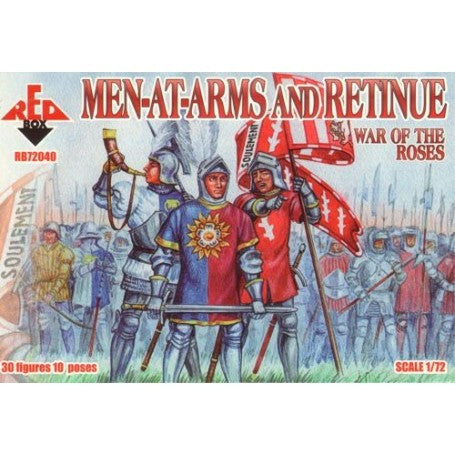Red Box - 72040 - Men at arms and retinue war of the roses - 1:72