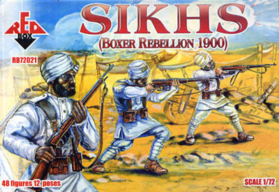 Soldatini 1/72 Sikhs, Boxer Rebellione 1900- RED BOX 72021