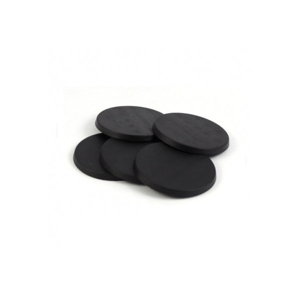 Plastic Bases - 40mm Round multi purpose bases (5) - SKU 2110000