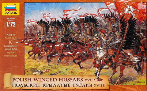 Polish winged hussars - 1:72 - Zvezda - 8041