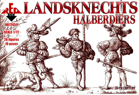 Red Box - 72059 - Landsknechts Halberdiers - 1:72