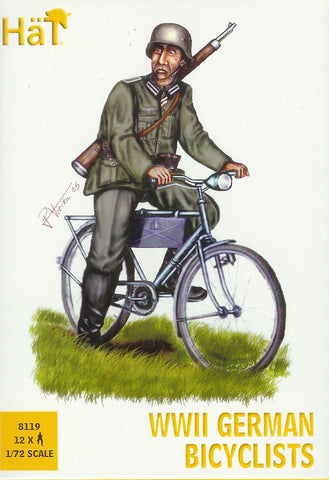 German (WWII) Infantry on bicyles - 1:72 - Hat - 8119 - @