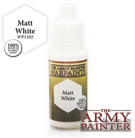 The Army Painter - WP1102 - Matt White - 18ml.
