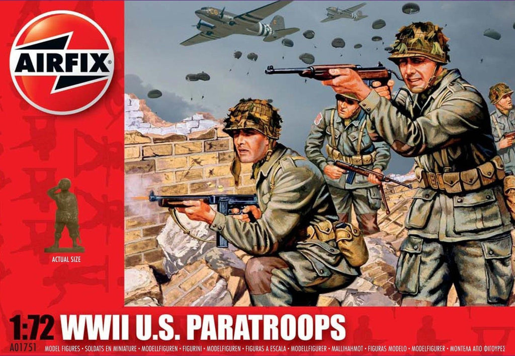 U.S. Paratroops WWII - 1:72 - Airfix - 00751 - @
