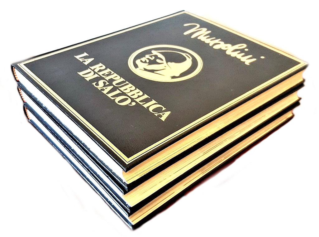 Libri - MUSSOLINI - BIOGRAFIA FOTOGRAFICA E REPUBBLICA SALO' 3 VOL - CP@