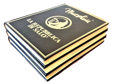 Libri - MUSSOLINI - BIOGRAFIA FOTOGRAFICA E REPUBBLICA SALO' 3 VOL - CP@
