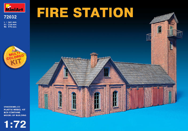 Mini Art - 72032 - Fire station - 1:72 - @