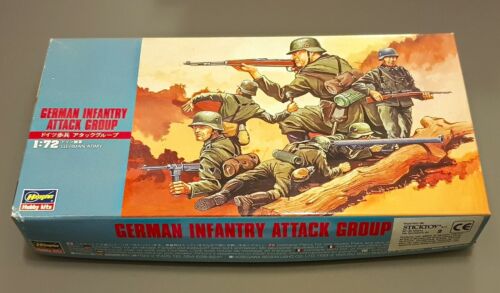 GERMAN INFANTRY ATTACK GROUP - 1:72 - HASEGAWA - @