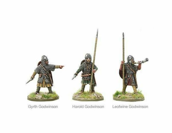 Saxon leaders battle of Stamford bridge - 28mm - Hail Caesar - 103013016