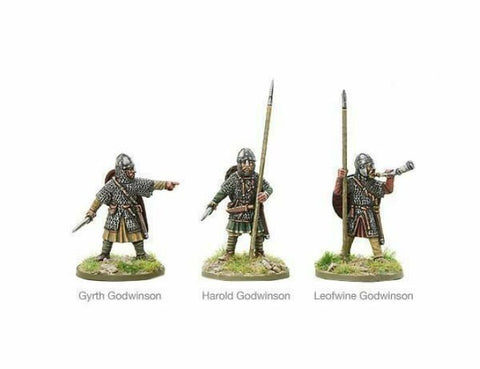 Saxon leaders battle of Stamford bridge - 28mm - Hail Caesar - 103013016