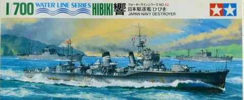 Tamiya - Water line series - Hibiki - Japanese Navy Destroyer - 1:700