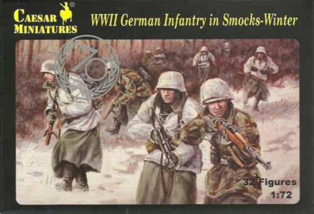 German infantry in Smocks-Winter WWII - 1:72 - Caesar Miniatures - H083