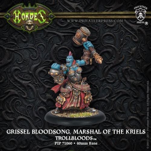 Grissel Bloodsong, Marshal pf the Kriels Epic Warlock - 28mm - Hordes