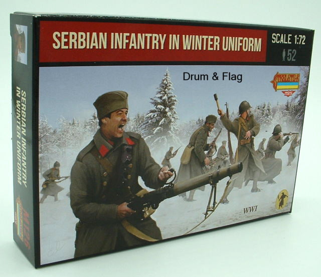 Serbian Infantry in Winter Uniform (WWI) - 1:72 - Strelets - M126
