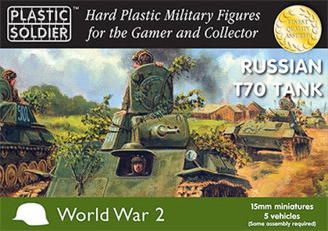 Plastic Soldier - WW2V15019 - Russian T70 Tank - 15mm