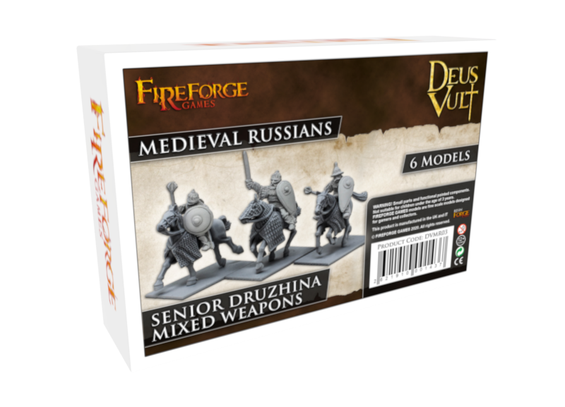 Fireforge - DVMR03 - Senior Druzhina with mixed weapons (6 models) - 28mm
