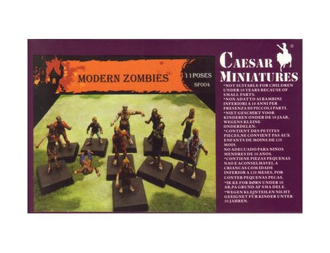 Caesar Miniatures - SF004 - Modern Zombies - 1:72 (OOP)