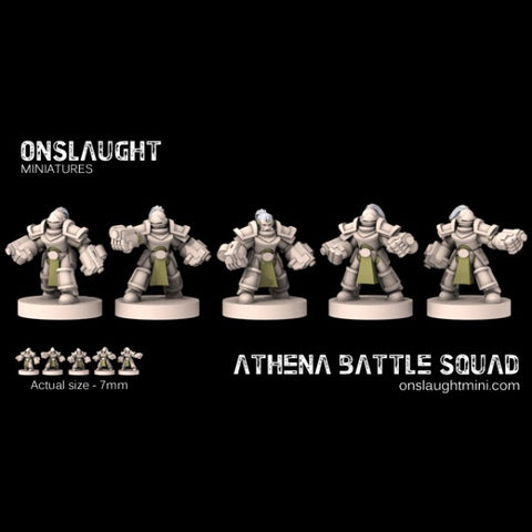 Onslaught Miniatures - Sisterhood Athena Battle Squad - 6mm