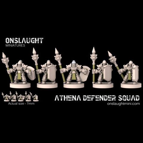 Onslaught Miniatures - Sisterhood Athena Defender Squad - 6mm