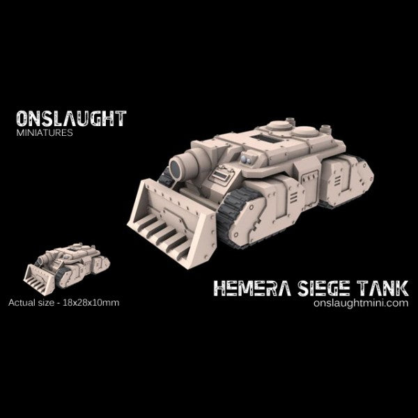 Onslaught Miniatures - Sisterhood Hemera Siege Tanks - 6mm