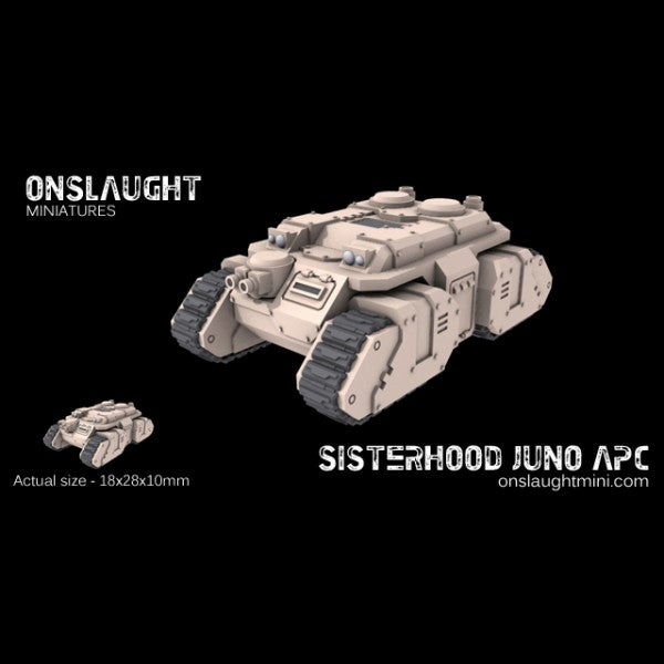 Onslaught Miniatures - Sisterhood Juno APCs - 6mm
