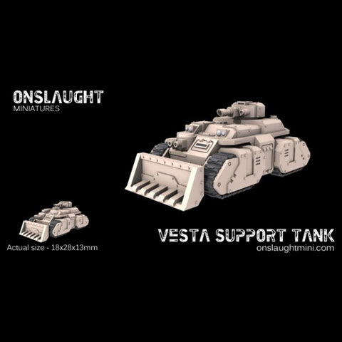 Onslaught Miniatures - Sisterhood Vesta Support Tanks - 6mm