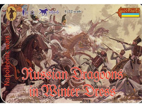 Russian dragoons in winter dress - 1:72 - Strelets - 067