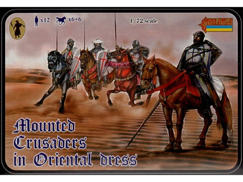 Mounted crusaders in Oriental dress - 1:72 - Strelets - 104 - @