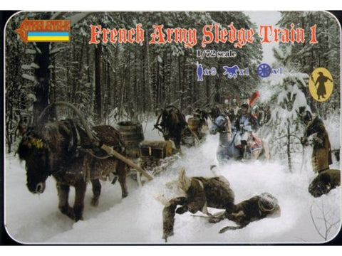 French army sledge train 1 - 1:72 - Strelets - 133