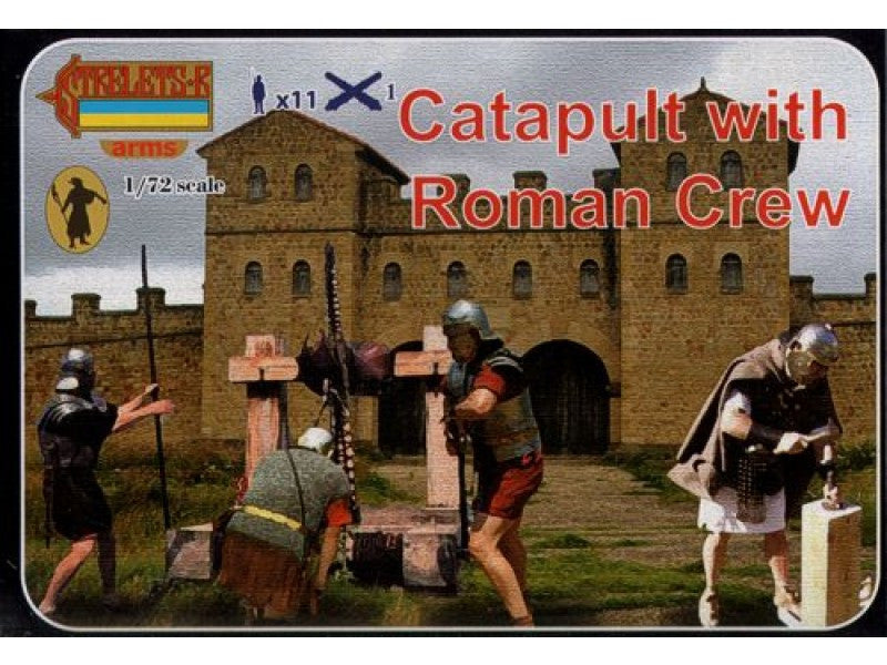 Strelets - A009 - Catapult with Roman crew - 1:72