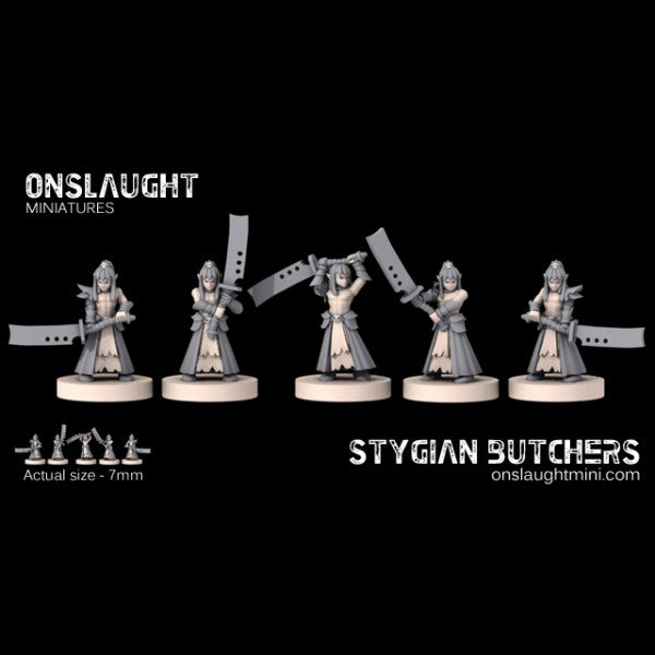Onslaught Miniatures - Stygian Butchers - 6mm