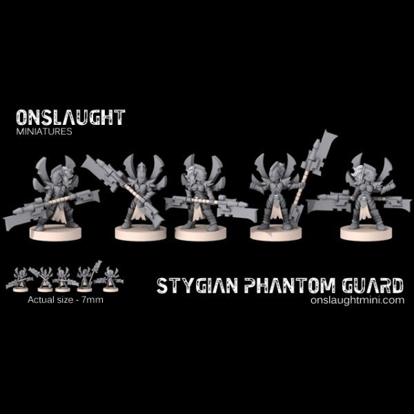 Onslaught Miniatures - Stygian Phantom Guard - 6mm